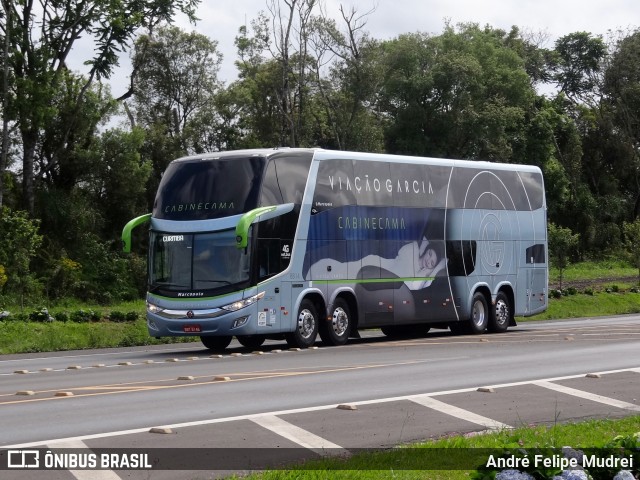 Viação Garcia 8814 na cidade de Fernandes Pinheiro, Paraná, Brasil, por André Felipe Mudrei. Número da foto: #6522181.