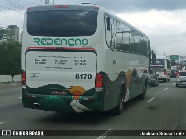 Redenção Turismo 8170 na cidade de São Paulo, São Paulo, Brasil, por Jackson Sousa Leite. ID da foto: 6523607.