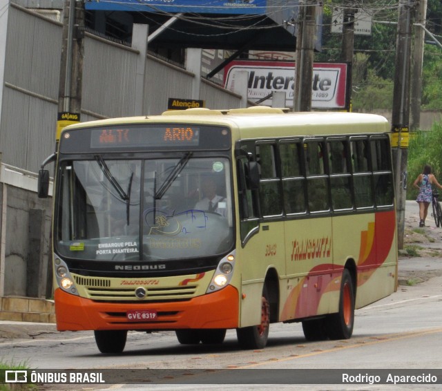 Transcotta Turismo 6043 na cidade de Mariana, Minas Gerais, Brasil, por Rodrigo  Aparecido. ID da foto: 6523327.