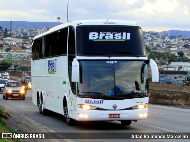 Trans Brasil > TCB - Transporte Coletivo Brasil 1100 na cidade de Belo Horizonte, Minas Gerais, Brasil, por Adão Raimundo Marcelino. ID da foto: 6523396.