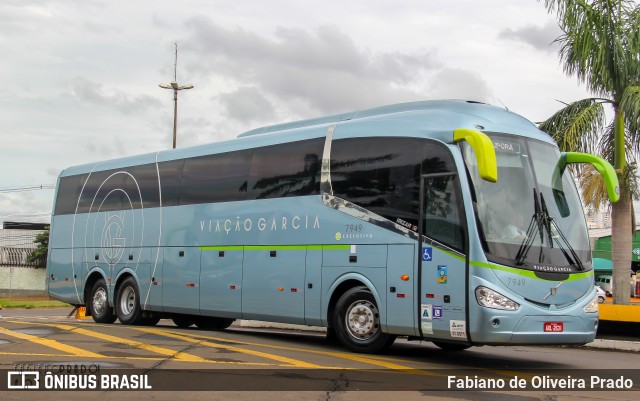 Viação Garcia 7949 na cidade de Londrina, Paraná, Brasil, por Fabiano de Oliveira Prado. ID da foto: 6521636.