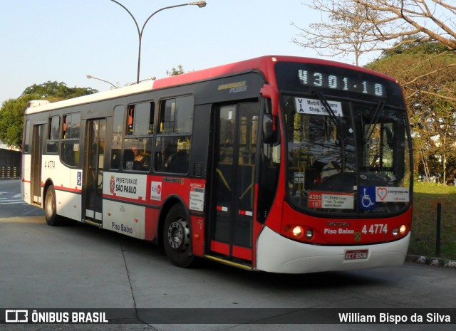 Empresa de Transportes Coletivos Novo Horizonte 4 4774 na cidade de São Paulo, São Paulo, Brasil, por William Bispo da Silva. ID da foto: 6522875.