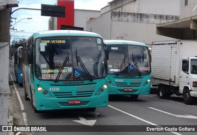 Unimar Transportes 31316 na cidade de Vitória, Espírito Santo, Brasil, por Everton Costa Goltara. ID da foto: 6521262.