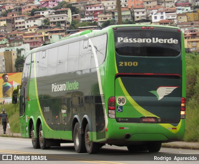Pássaro Verde 2100 na cidade de Ouro Preto, Minas Gerais, Brasil, por Rodrigo  Aparecido. Número da foto: #6523321.