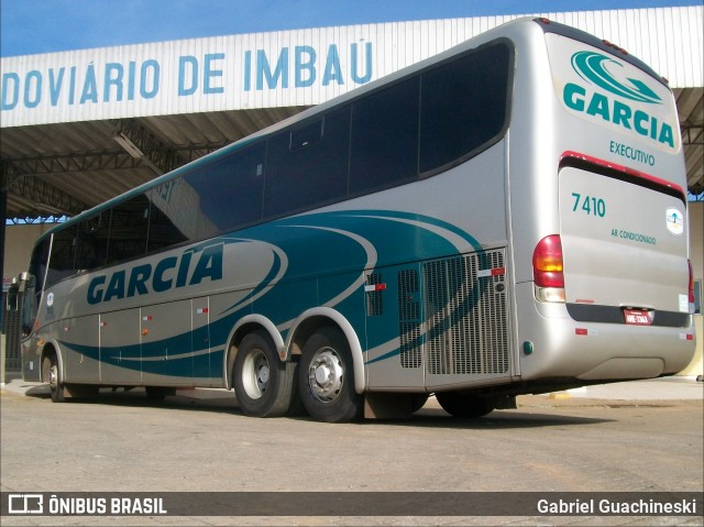 Viação Garcia 7410 na cidade de Imbaú, Paraná, Brasil, por Gabriel Guachineski. Número da foto: #6521280.