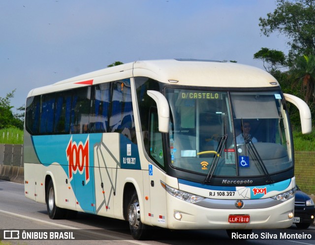 Auto Viação 1001 RJ 108.327 na cidade de Itaboraí, Rio de Janeiro, Brasil, por Ricardo Silva Monteiro. ID da foto: 6525058.