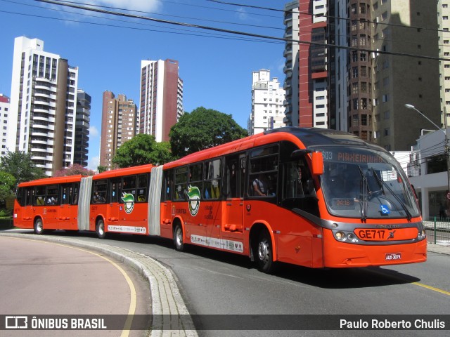 Viação Cidade Sorriso GE717 na cidade de Curitiba, Paraná, Brasil, por Paulo Roberto Chulis. ID da foto: 6526860.