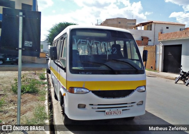 Ônibus Particulares 7433 na cidade de Irecê, Bahia, Brasil, por Matheus Zeferino. Número da foto: #6527661.