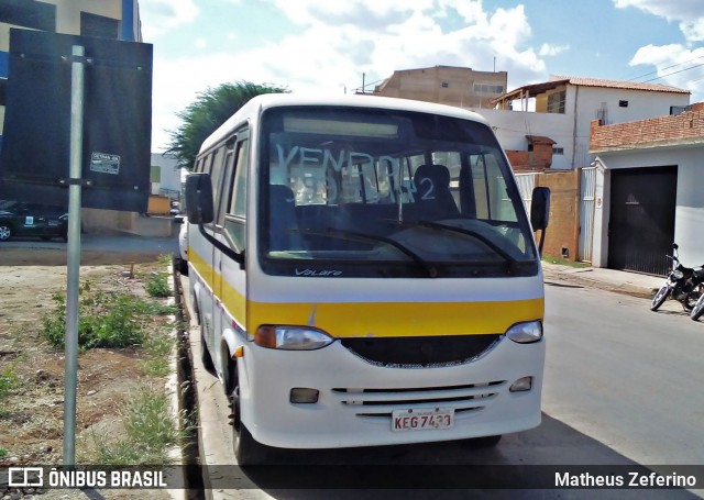 Ônibus Particulares 7433 na cidade de Irecê, Bahia, Brasil, por Matheus Zeferino. ID da foto: 6527661.