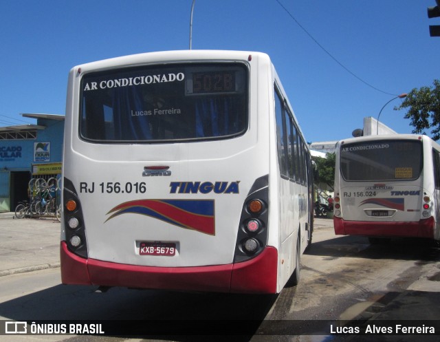 Transportadora Tinguá RJ 156.016 na cidade de Nova Iguaçu, Rio de Janeiro, Brasil, por Lucas Alves Ferreira. Número da foto: #6527294.