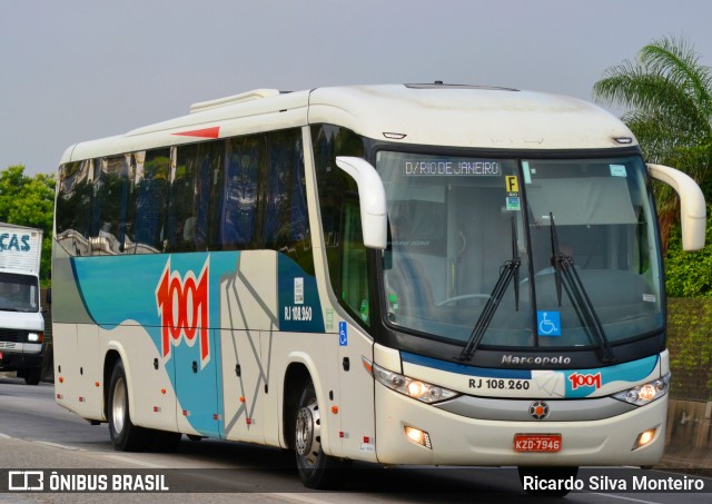 Auto Viação 1001 RJ 108.260 na cidade de Itaboraí, Rio de Janeiro, Brasil, por Ricardo Silva Monteiro. ID da foto: 6529485.