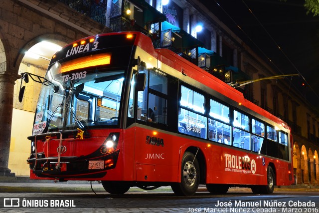 SiTren TB-3003 na cidade de Guadalajara, Jalisco, México, por José Manuel Núñez Cebada. Número da foto: #6527987.