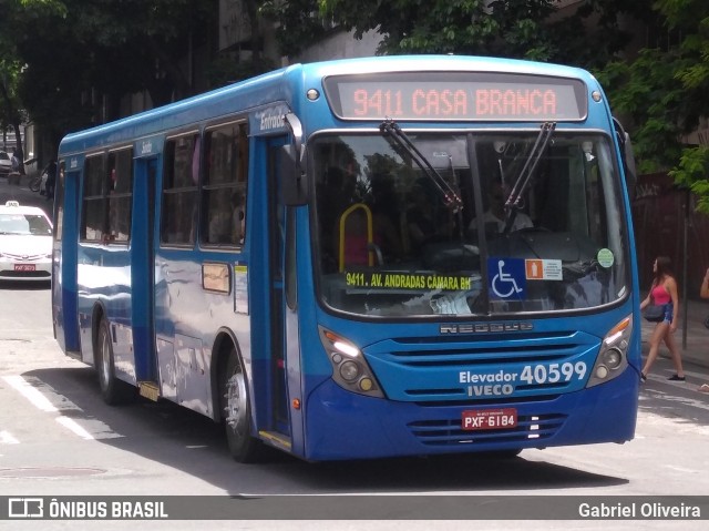 São Dimas Transportes 40599 na cidade de Belo Horizonte, Minas Gerais, Brasil, por Gabriel Oliveira. Número da foto: #6530242.