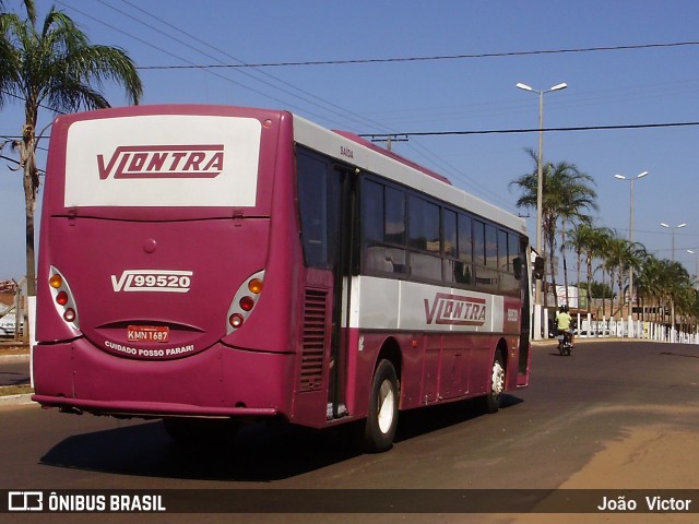 Viação Lontra 99520 na cidade de Araguaína, Tocantins, Brasil, por João Victor. ID da foto: 6528763.