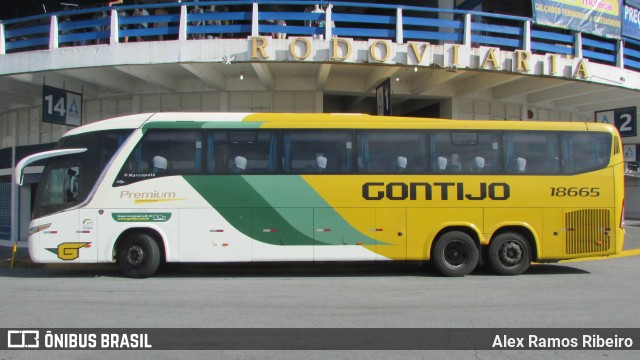 Empresa Gontijo de Transportes 18665 na cidade de Aparecida, São Paulo, Brasil, por Alex Ramos Ribeiro. Número da foto: #6530070.