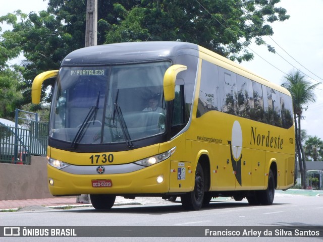 Viação Nordeste 1730 na cidade de Fortaleza, Ceará, Brasil, por Francisco Arley da Silva Santos. Número da foto: #6528903.