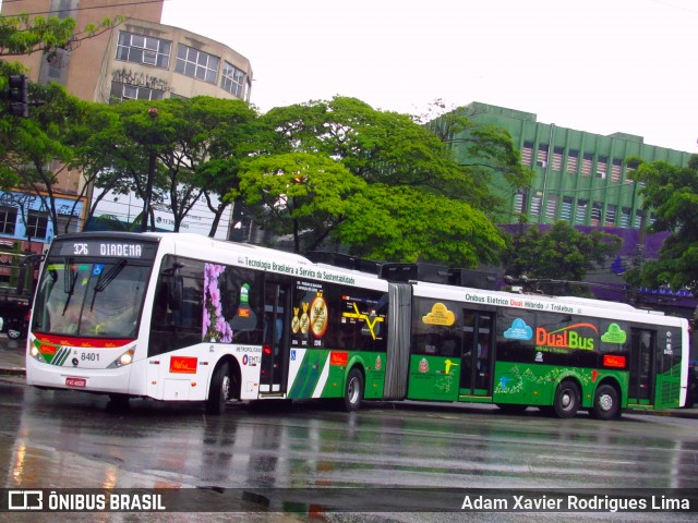 Metra - Sistema Metropolitano de Transporte 8401 na cidade de Diadema, São Paulo, Brasil, por Adam Xavier Rodrigues Lima. ID da foto: 6528677.