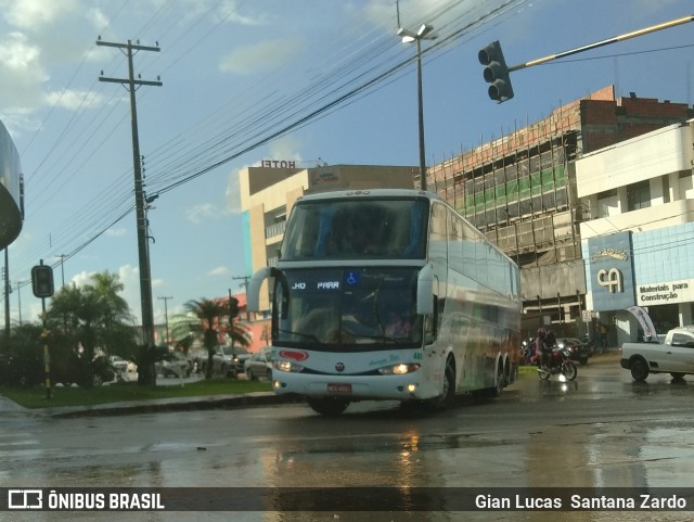 Eucatur - Empresa União Cascavel de Transportes e Turismo 4021 na cidade de Ji-Paraná, Rondônia, Brasil, por Gian Lucas  Santana Zardo. Número da foto: #6528059.