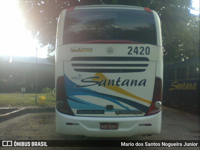 Empresas de Transportes Santana e São Paulo 2420 na cidade de Salvador, Bahia, Brasil, por Mario dos Santos Nogueira Junior. ID da foto: 6528260.