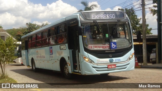 Empresa de Transporte Coletivo Viamão 2704 na cidade de Viamão, Rio Grande do Sul, Brasil, por Max Ramos. Número da foto: #6528002.