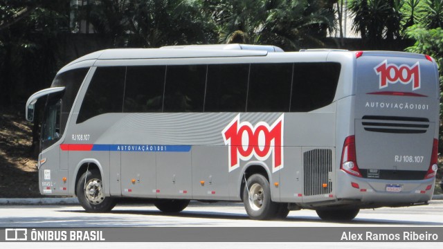 Auto Viação 1001 RJ 108.107 na cidade de Taubaté, São Paulo, Brasil, por Alex Ramos Ribeiro. ID da foto: 6531820.