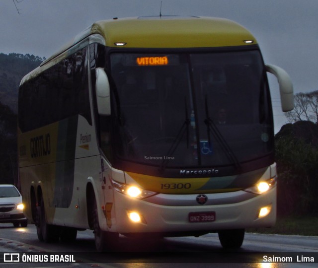 Empresa Gontijo de Transportes 19300 na cidade de Domingos Martins, Espírito Santo, Brasil, por Saimom  Lima. Número da foto: #6530748.