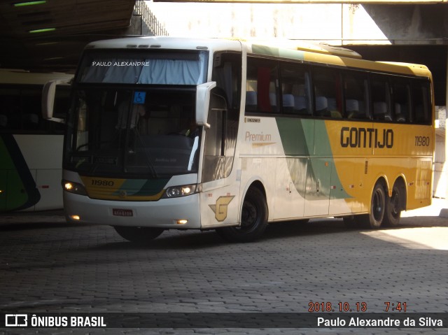 Empresa Gontijo de Transportes 11980 na cidade de Belo Horizonte, Minas Gerais, Brasil, por Paulo Alexandre da Silva. ID da foto: 6531470.