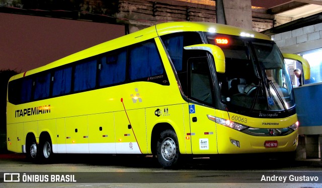 Viação Itapemirim 60063 na cidade de Curitiba, Paraná, Brasil, por Andrey Gustavo. Número da foto: #6534569.