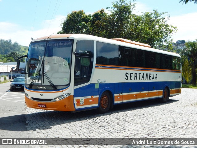 Viação Sertaneja 770 na cidade de Juiz de Fora, Minas Gerais, Brasil, por André Luiz Gomes de Souza. ID da foto: 6534563.