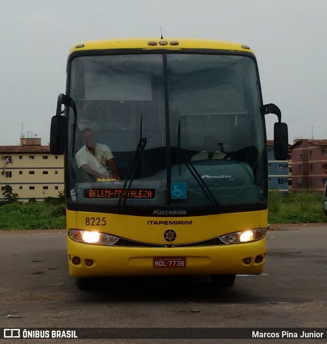 Viação Itapemirim 8225 na cidade de Ananindeua, Pará, Brasil, por Marcos Pina Junior. ID da foto: 6532411.