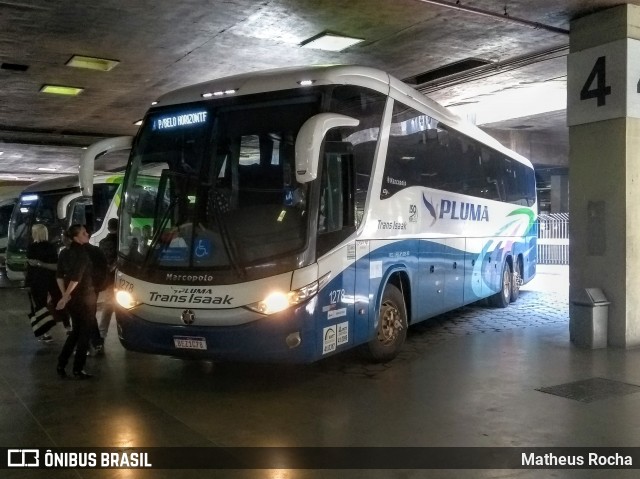 Trans Isaak Turismo 1278 na cidade de Belo Horizonte, Minas Gerais, Brasil, por Matheus Rocha. Número da foto: #6532644.