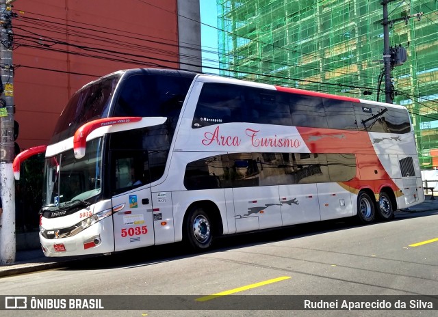 Arca Turismo 5035 na cidade de São Paulo, São Paulo, Brasil, por Rudnei Aparecido da Silva. Número da foto: #6534275.
