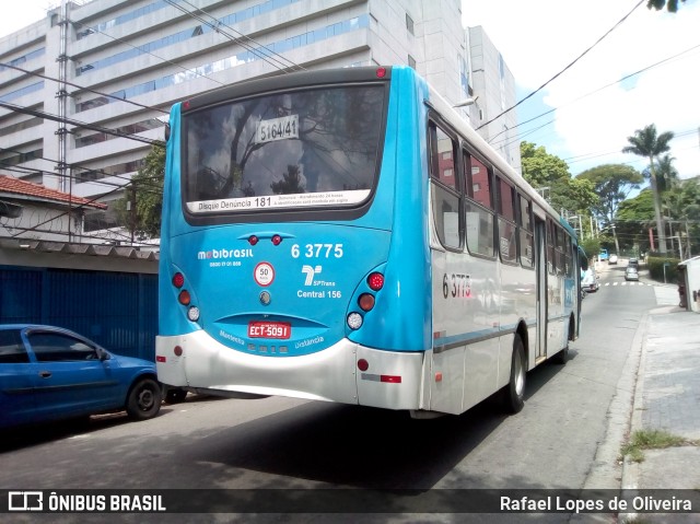 Viação Paratodos > São Jorge > Metropolitana São Paulo > Mobibrasil 6 3775 na cidade de São Paulo, São Paulo, Brasil, por Rafael Lopes de Oliveira. Número da foto: #6532892.