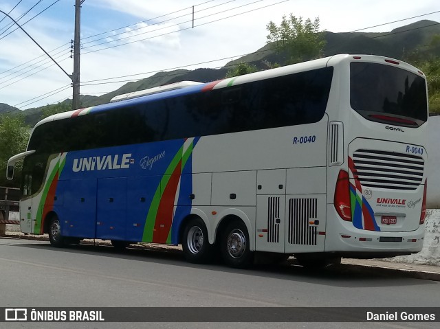 Univale Transportes R-0040 na cidade de Ouro Preto, Minas Gerais, Brasil, por Daniel Gomes. Número da foto: #6533047.