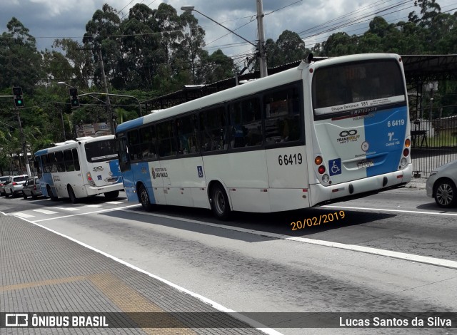 Transwolff Transportes e Turismo 6 6419 na cidade de São Paulo, São Paulo, Brasil, por Lucas Santos da Silva. Número da foto: #6533557.