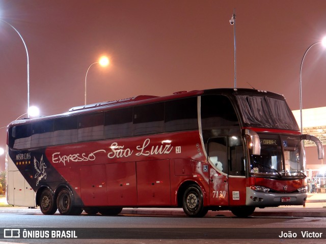 Expresso São Luiz 7130 na cidade de Brasília, Distrito Federal, Brasil, por João Victor. Número da foto: #6534000.