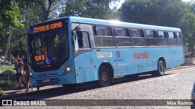 Empresa de Transporte Coletivo Viamão 8338 na cidade de Viamão, Rio Grande do Sul, Brasil, por Max Ramos. ID da foto: 6532625.