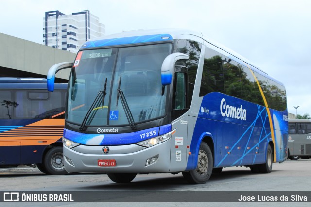 Viação Cometa 17235 na cidade de Mogi das Cruzes, São Paulo, Brasil, por Jose Lucas da Silva. Número da foto: #6534140.