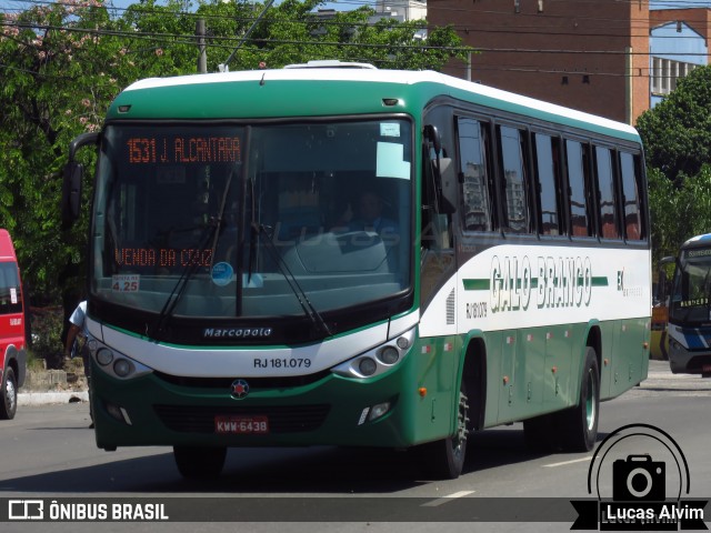 Viação Galo Branco RJ 181.079 na cidade de Niterói, Rio de Janeiro, Brasil, por Lucas Alvim. ID da foto: 6536830.