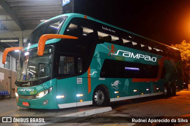 Viação Sampaio 11728 na cidade de Mogi das Cruzes, São Paulo, Brasil, por Rudnei Aparecido da Silva. Número da foto: #6537311.