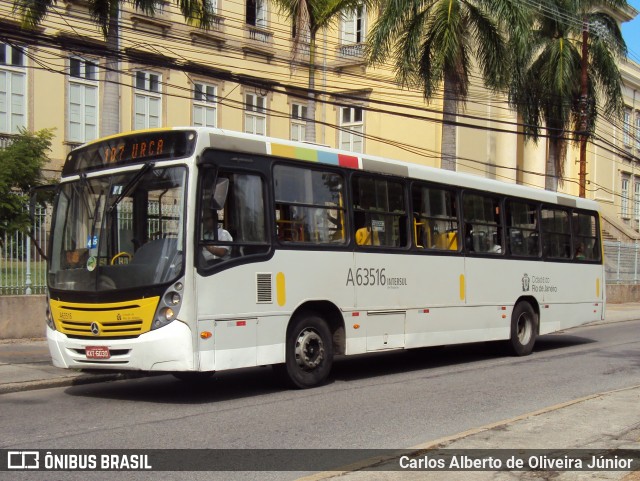 Erig Transportes > Gire Transportes A63516 na cidade de Rio de Janeiro, Rio de Janeiro, Brasil, por Carlos Alberto de Oliveira Júnior. Número da foto: #6536731.