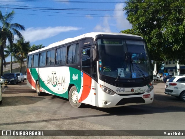 EMTRAM - Empresa de Transportes Manacapuru 464 na cidade de Manaus, Amazonas, Brasil, por Yuri Brito. Número da foto: #6536179.
