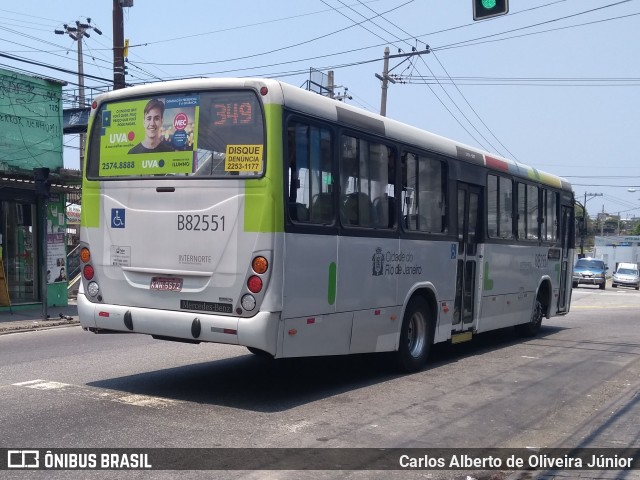 Transportes Estrela B82551 na cidade de Rio de Janeiro, Rio de Janeiro, Brasil, por Carlos Alberto de Oliveira Júnior. Número da foto: #6536939.