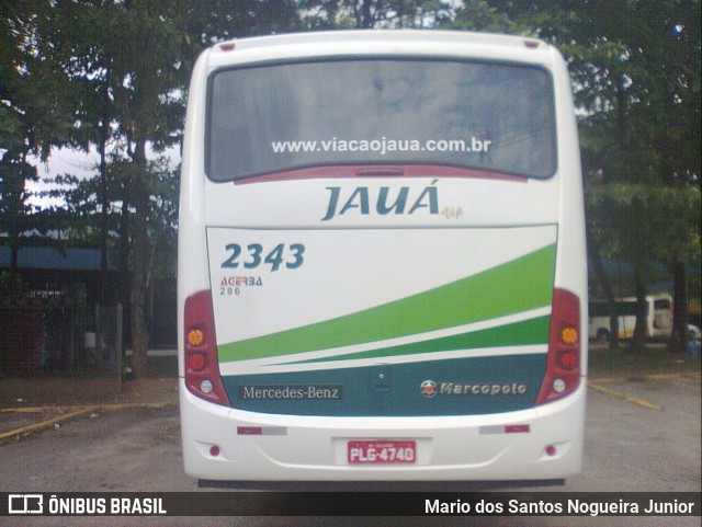 Viação Jauá 2343 na cidade de Salvador, Bahia, Brasil, por Mario dos Santos Nogueira Junior. Número da foto: #6535411.