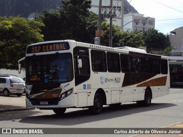 Erig Transportes > Gire Transportes A63539 na cidade de Rio de Janeiro, Rio de Janeiro, Brasil, por Carlos Alberto de Oliveira Júnior. ID da foto: 6536778.