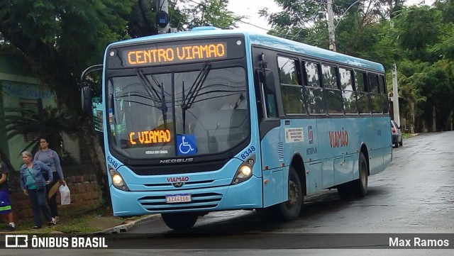 Empresa de Transporte Coletivo Viamão 8348 na cidade de Viamão, Rio Grande do Sul, Brasil, por Max Ramos. ID da foto: 6536986.