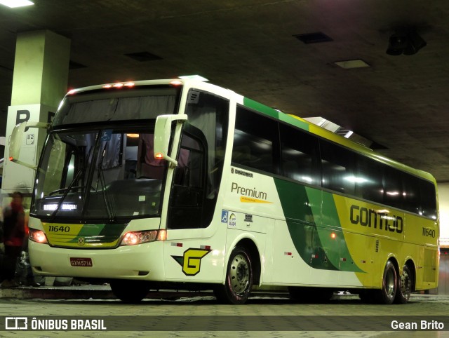 Empresa Gontijo de Transportes 11640 na cidade de Belo Horizonte, Minas Gerais, Brasil, por Gean Brito. ID da foto: 6536991.