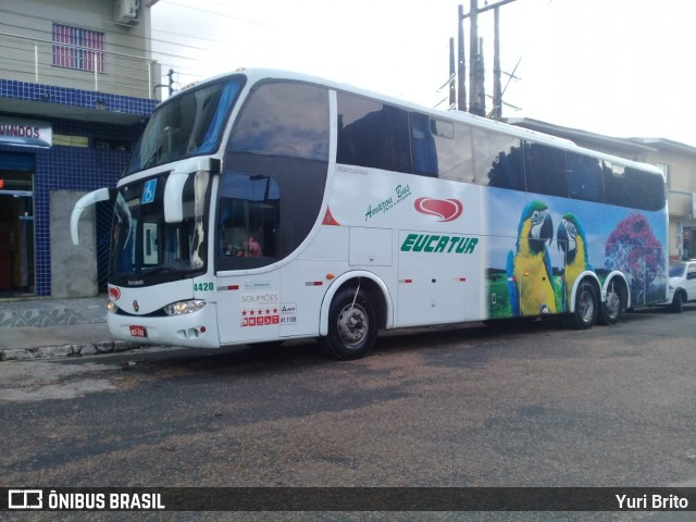 Eucatur - Empresa União Cascavel de Transportes e Turismo 4420 na cidade de Manaus, Amazonas, Brasil, por Yuri Brito. ID da foto: 6536172.