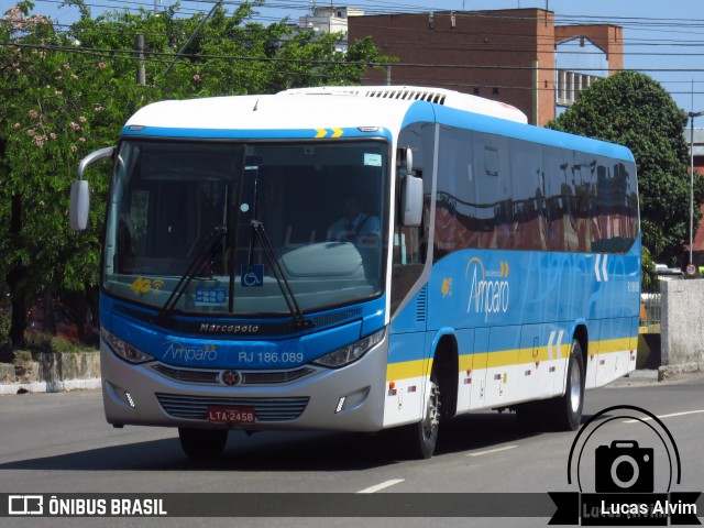 Viação Nossa Senhora do Amparo RJ 186.089 na cidade de Niterói, Rio de Janeiro, Brasil, por Lucas Alvim. Número da foto: #6536816.
