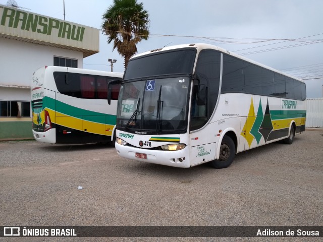 Viação Transpiauí 478 na cidade de Águas Lindas de Goiás, Goiás, Brasil, por Adilson de Sousa. Número da foto: #6539330.